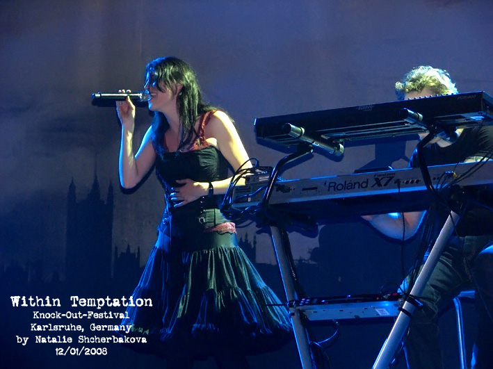  Within Temptation #9, 12.01.2008, Germany, Karlsruhe, Europahalle 